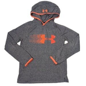Under Armour Loose Fit Threadborne Hoodie Athletic HeatGear Hooded Sporty Top